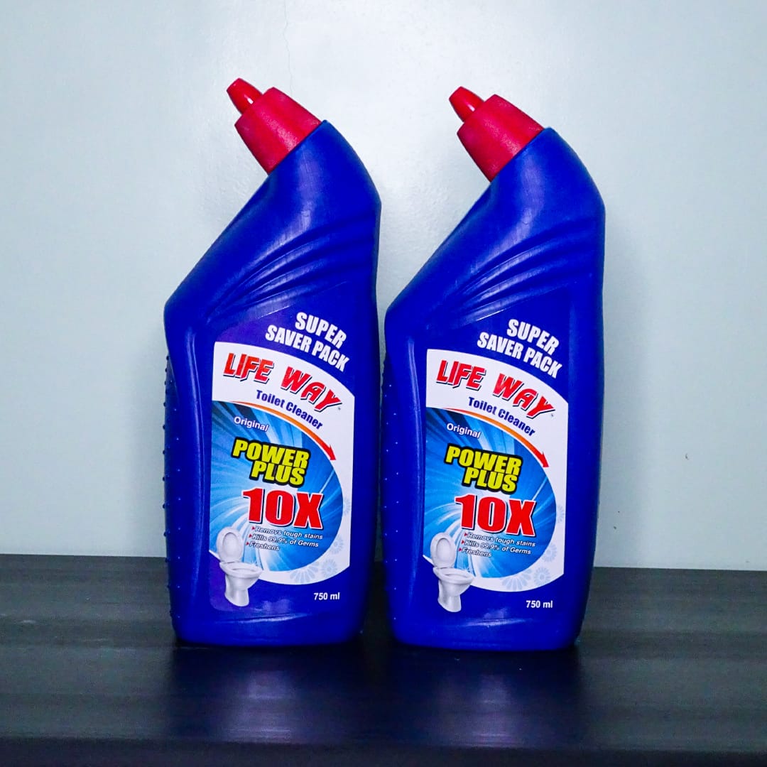 Life Way Toilet Cleaner (Power Plus 10X 750ml) (MRP 150Tk) (60pv)
